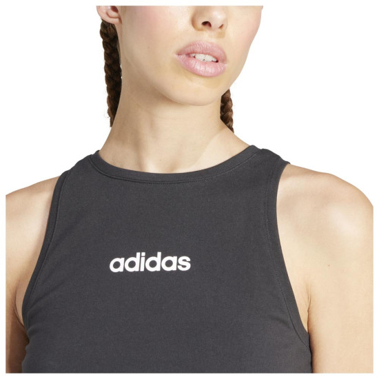 Adidas Γυναικεία αμάνικη μπλούζα Linear Slim Single Jersey Tank Top